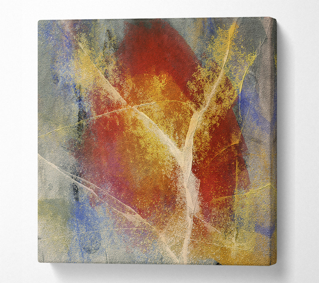  A Canvas Print of Crimson Veiled Sands Canvas Print