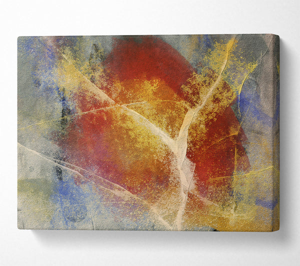  A Canvas Print of Crimson Veiled Sands Canvas Print