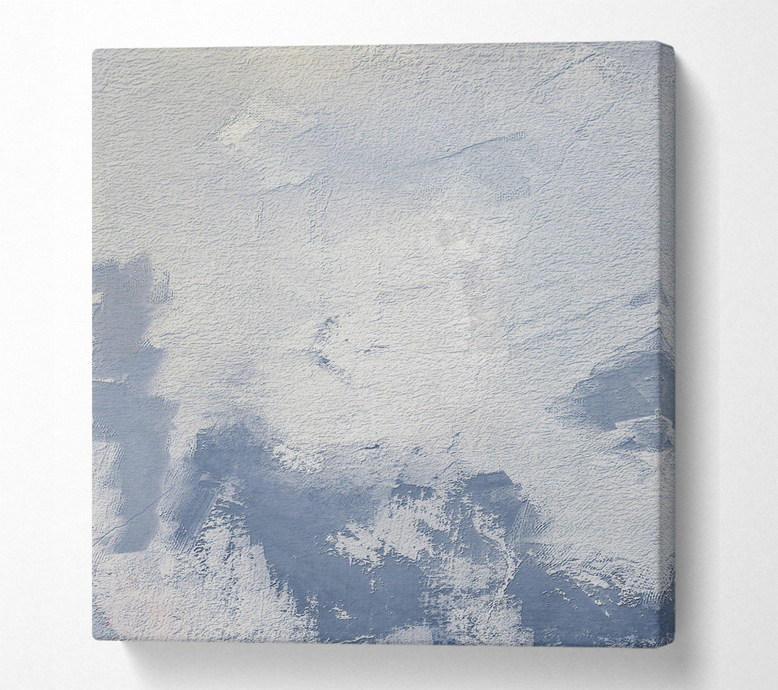 A Canvas Print of Gray Hues Of Abstract Canvas Art