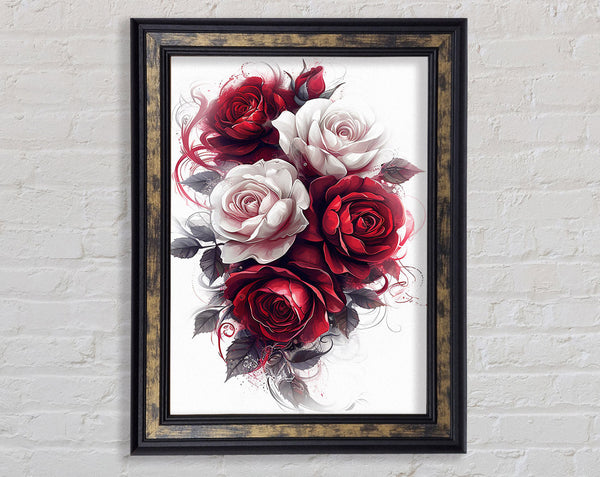The Roses Framed Print