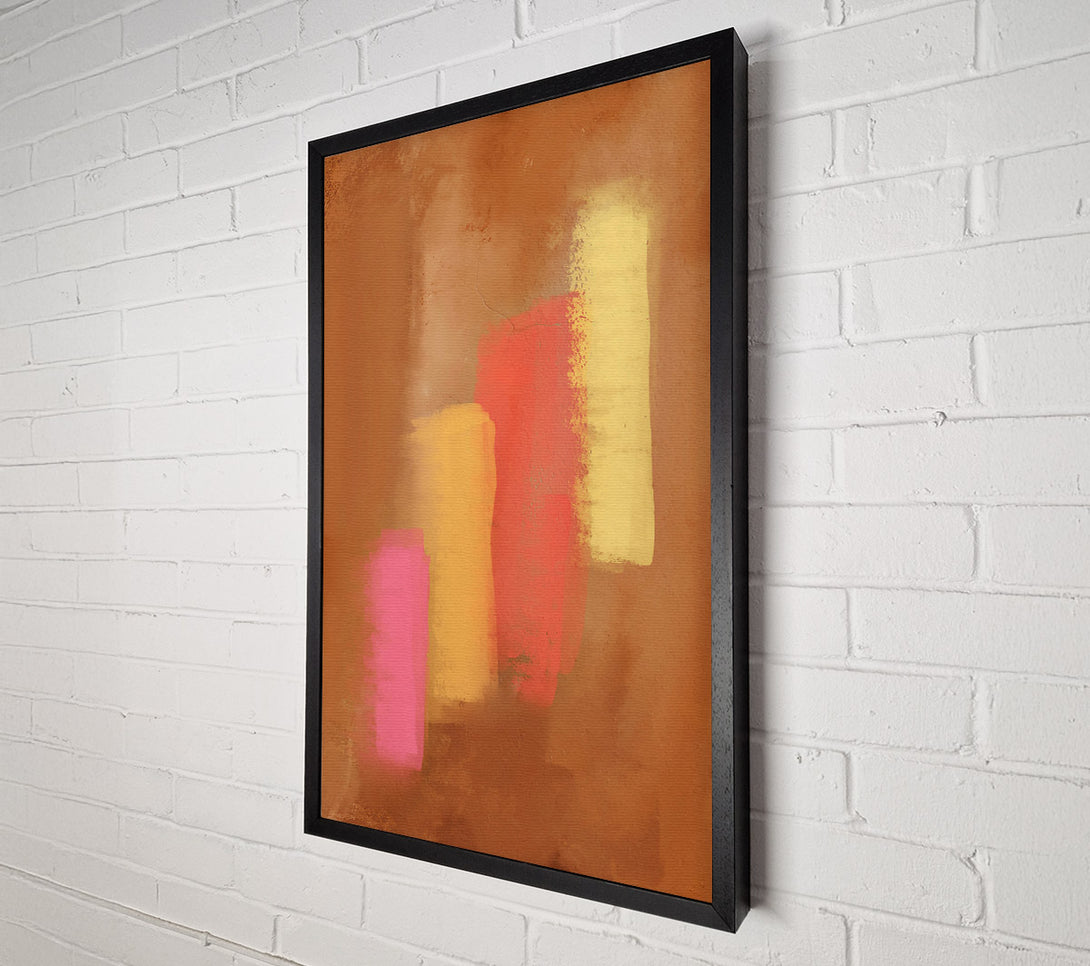  A Canvas Print of Brown Sunset Hues Canvas Print