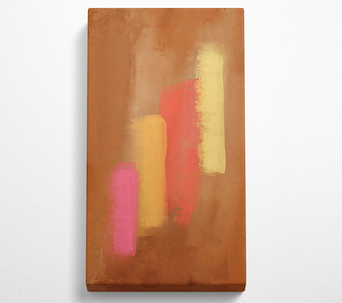  A Canvas Print of Brown Sunset Hues Canvas Print