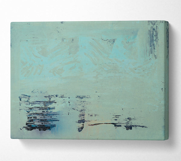  A Canvas Print of Pale Blue Striations Canvas Print