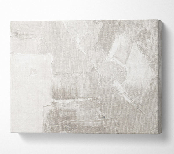  A Canvas Print of White Canvas Strokes Canvas Wall Art