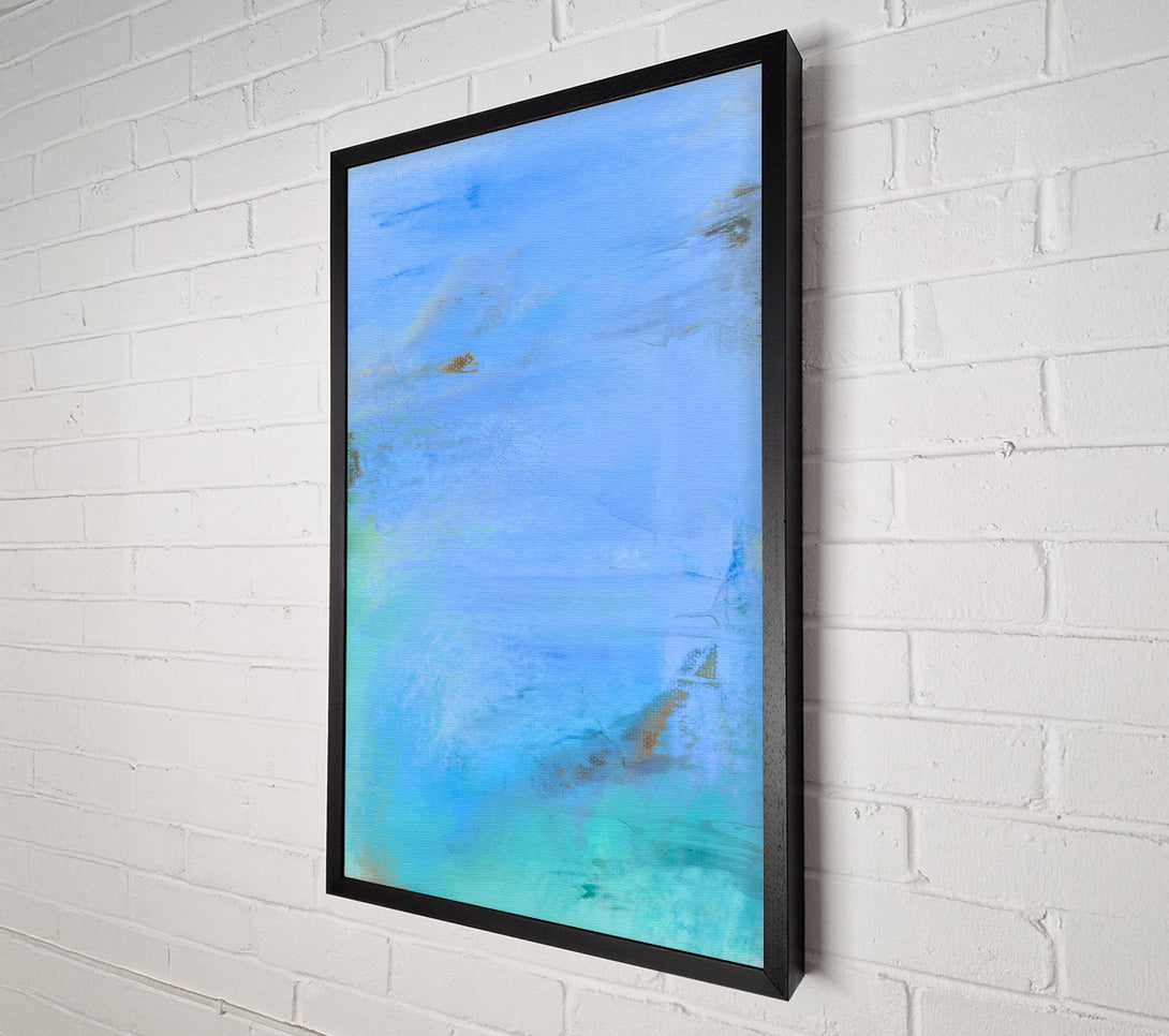  A Canvas Print of Azure Sky Hues Canvas Art