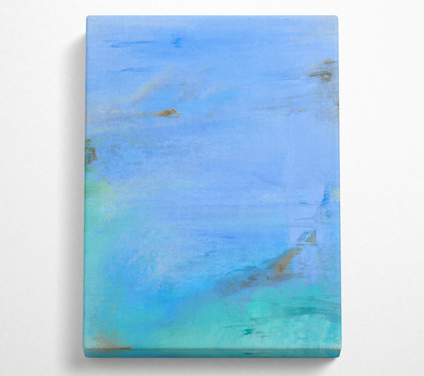  A Canvas Print of Azure Sky Hues Canvas Art