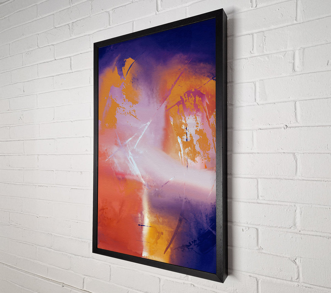  A Canvas Print of Golden Evening Hues Canvas Print
