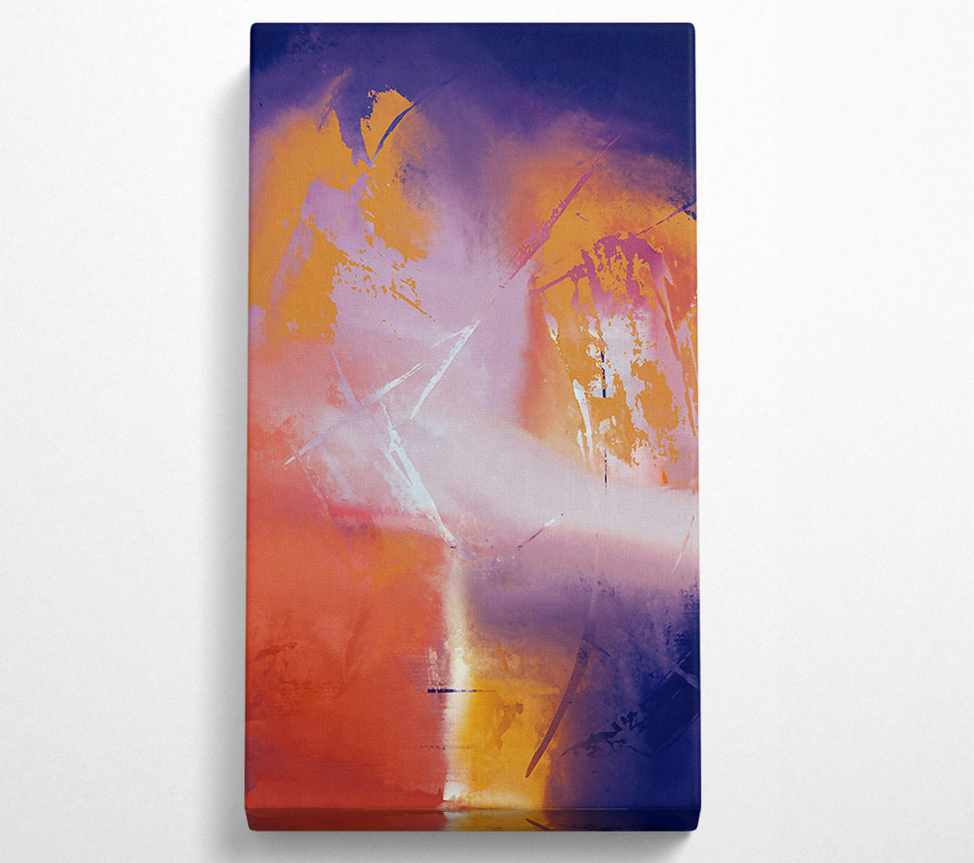  A Canvas Print of Golden Evening Hues Canvas Print