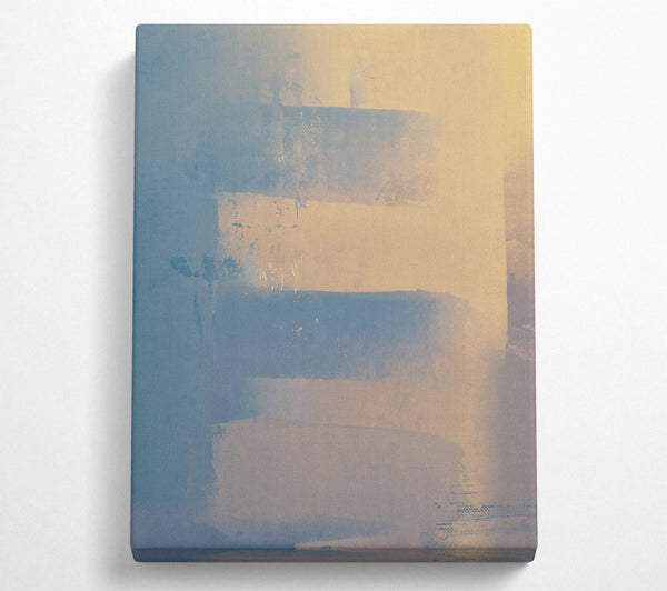  A Canvas Print of Pale Blue Abstract Canvas Wall Art