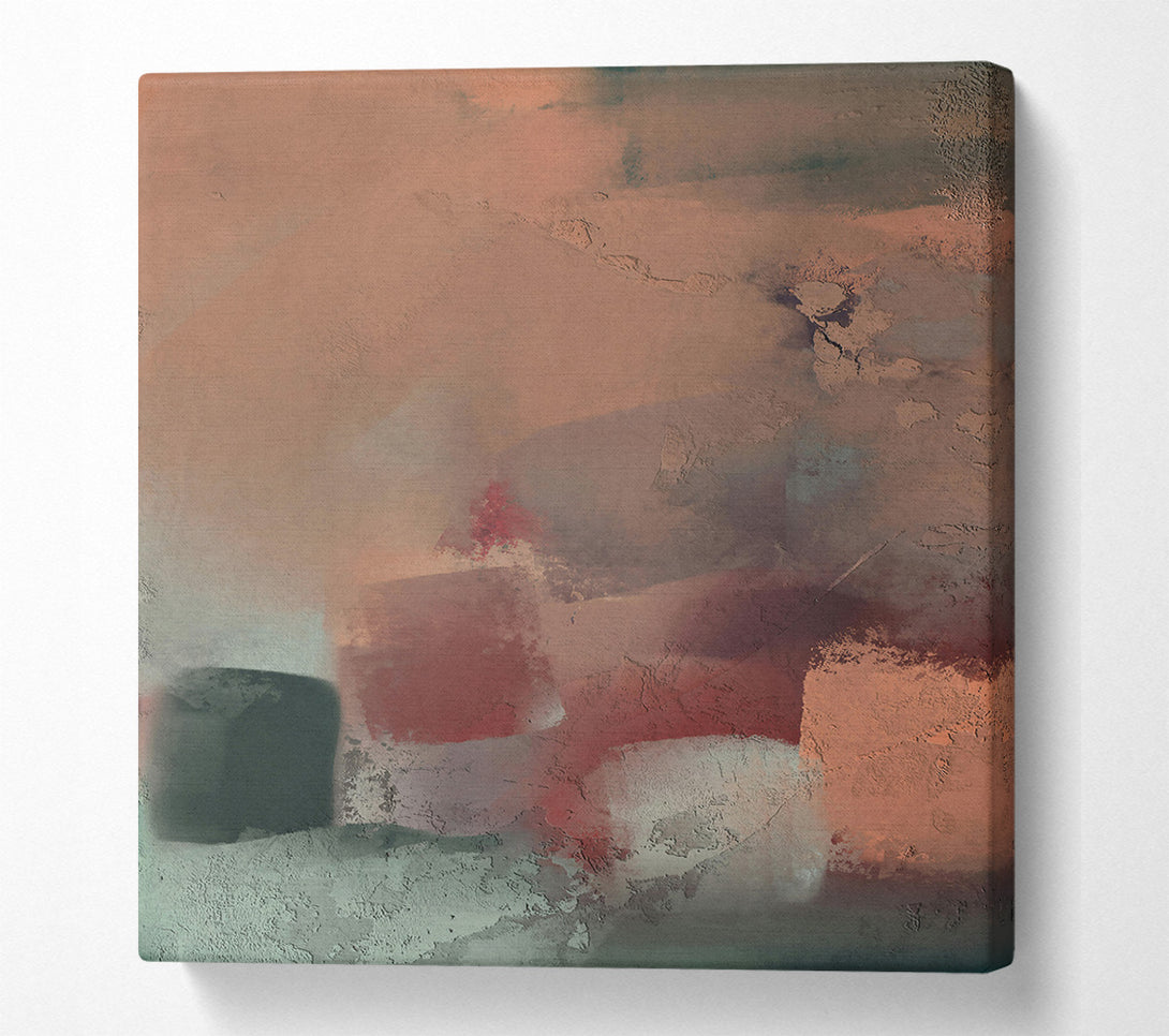  A Canvas Print of Dusty Rose Layers Canvas Wall Art