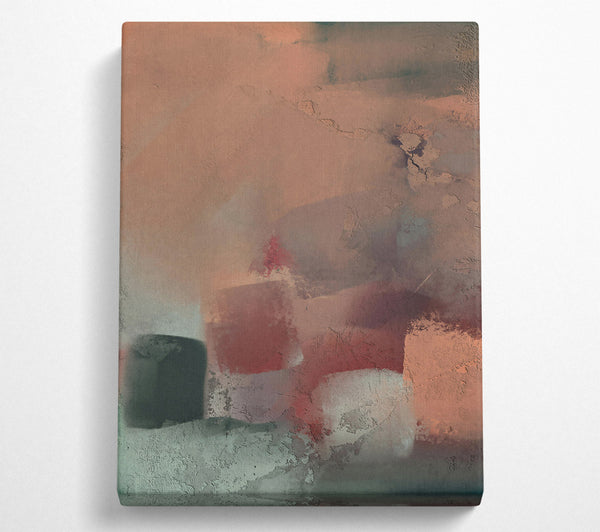  A Canvas Print of Dusty Rose Layers Canvas Wall Art