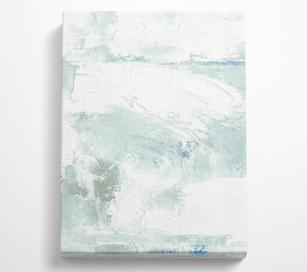 A Canvas Print of Pale Blue Strokes Canvas Art