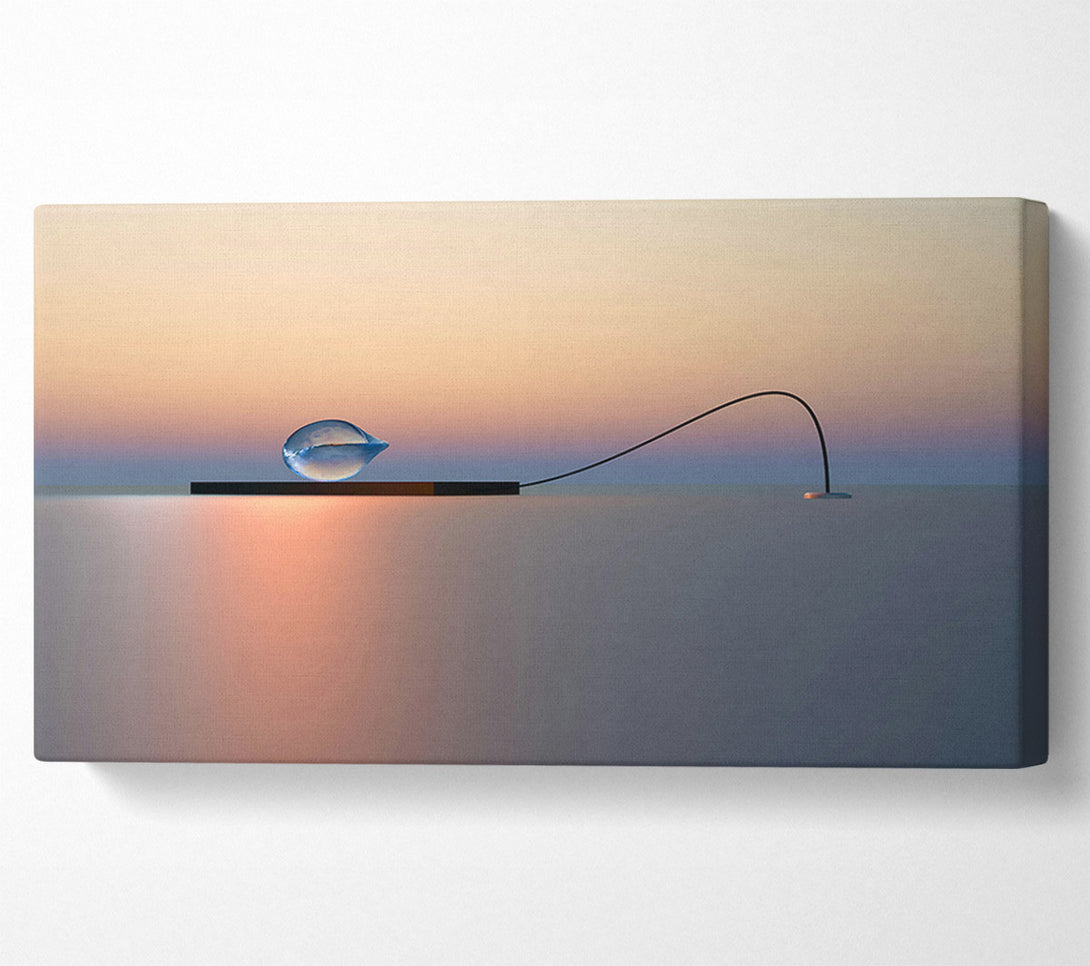  A Canvas Print of Blue Tethered Orb Canvas Wall Art