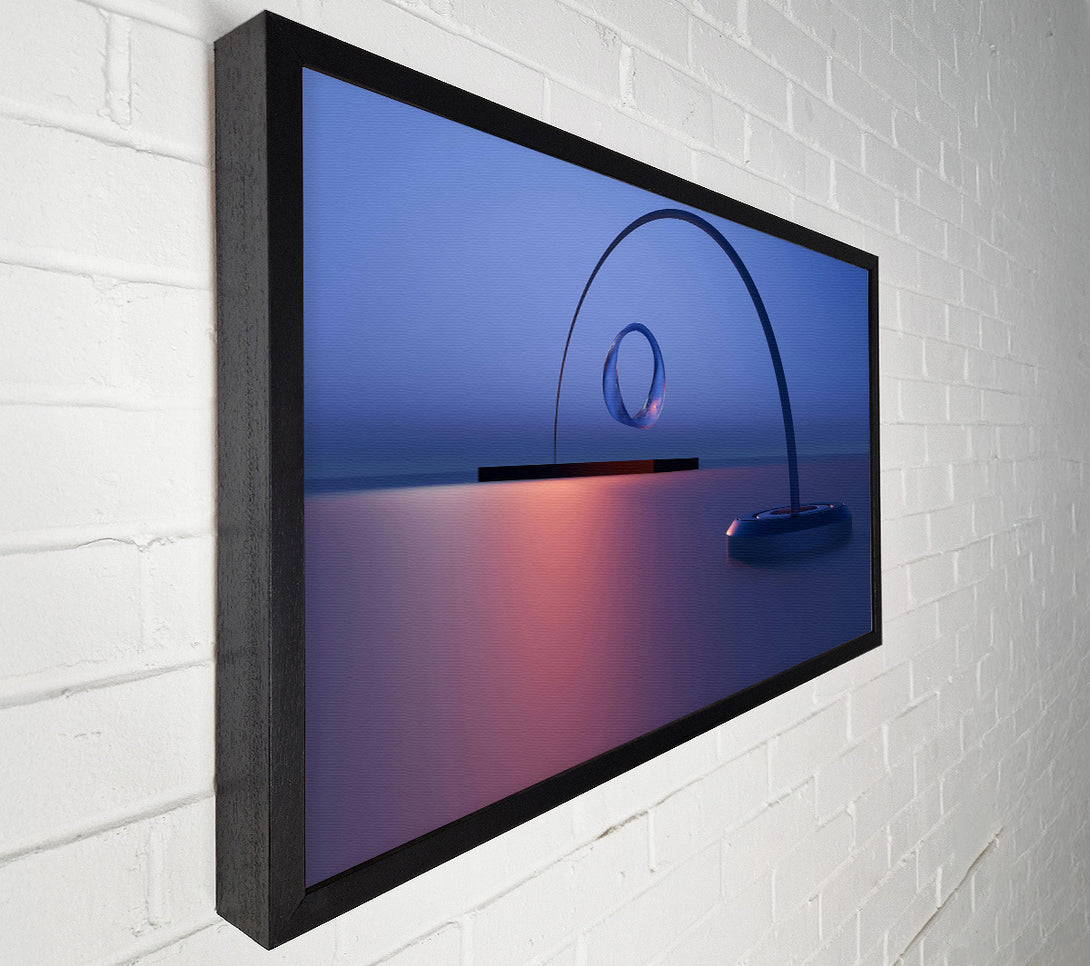 A Canvas Print of Pink And Blue Horizon Canvas Art