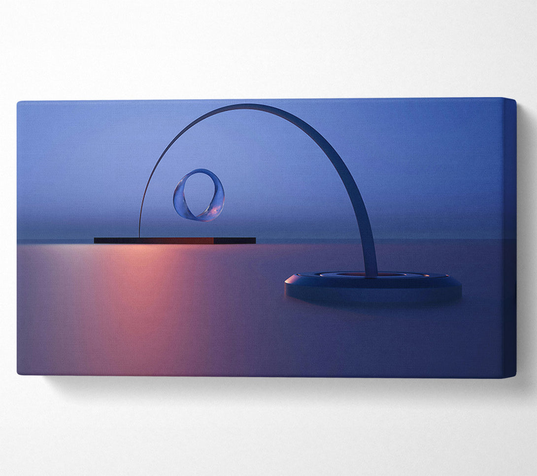  A Canvas Print of Pink And Blue Horizon Canvas Art