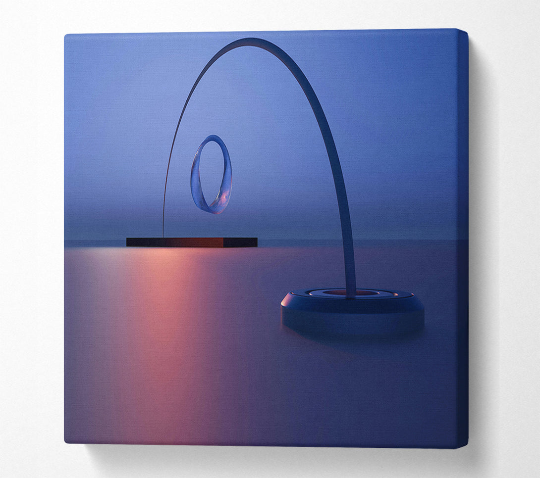  A Canvas Print of Pink And Blue Horizon Canvas Art
