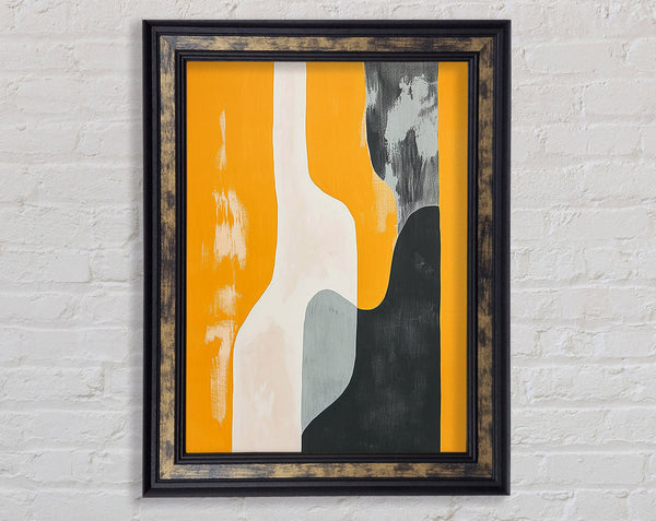 The Sun Melt Framed Print