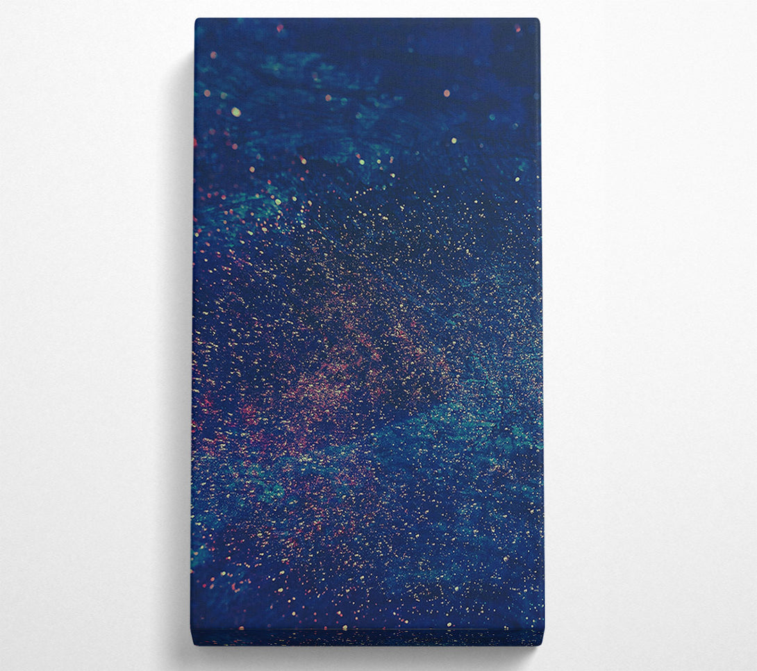  A Canvas Print of Midnight Blue Sparkle Canvas Art