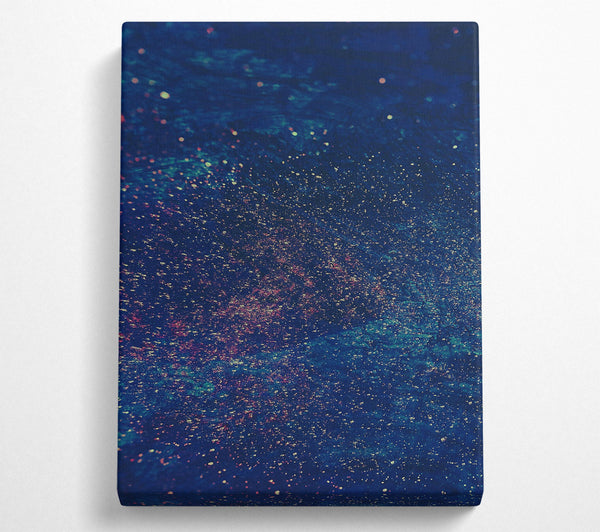  A Canvas Print of Midnight Blue Sparkle Canvas Art