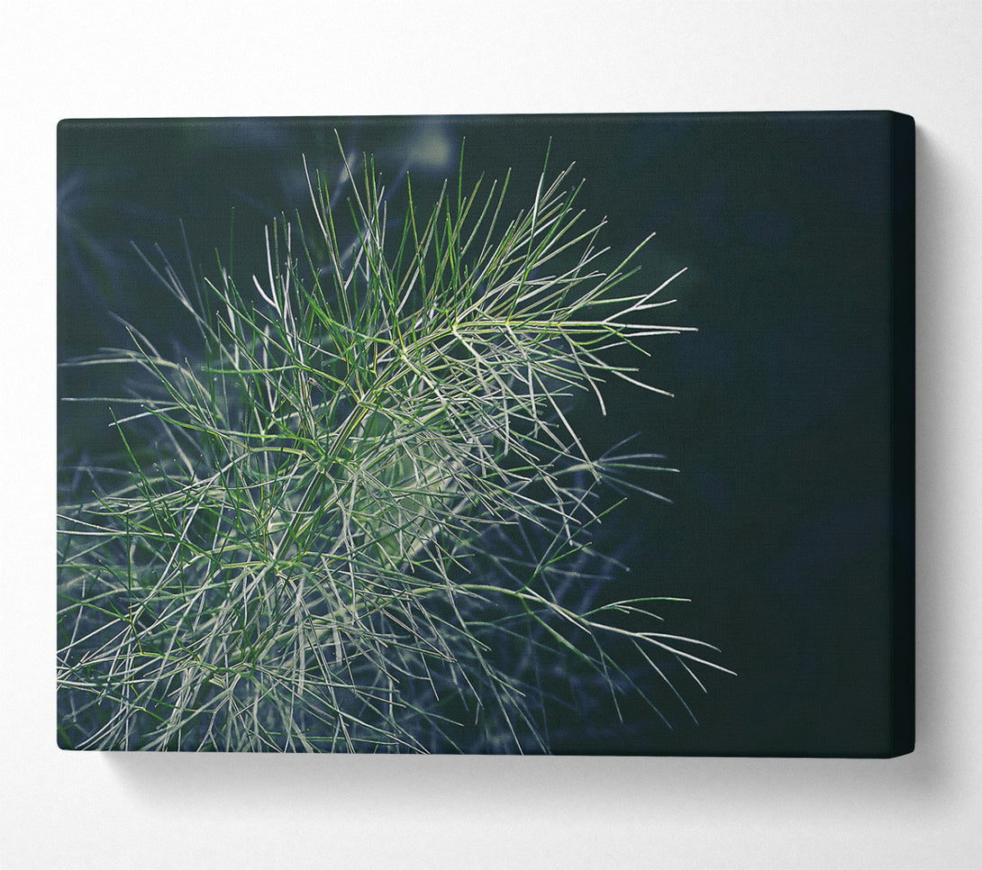  A Canvas Print of Emerald Green Sprigs Canvas Art