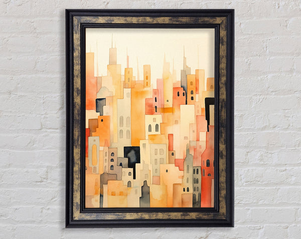 The Towns Framed Print