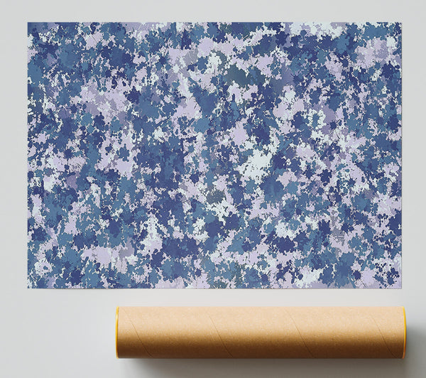 Indigo Ink Splashes