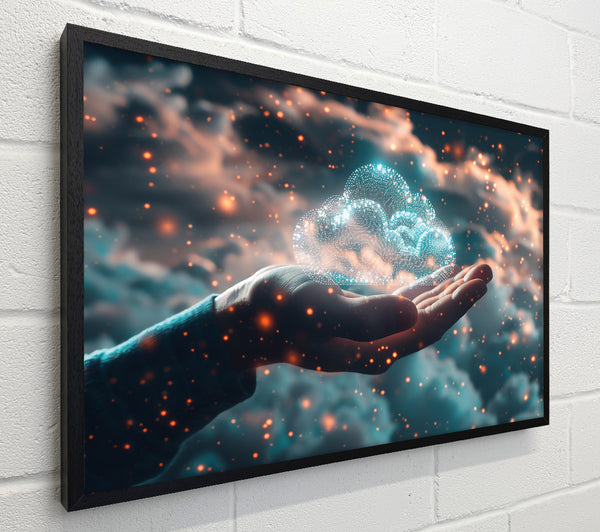 Blue Cloud In Hand