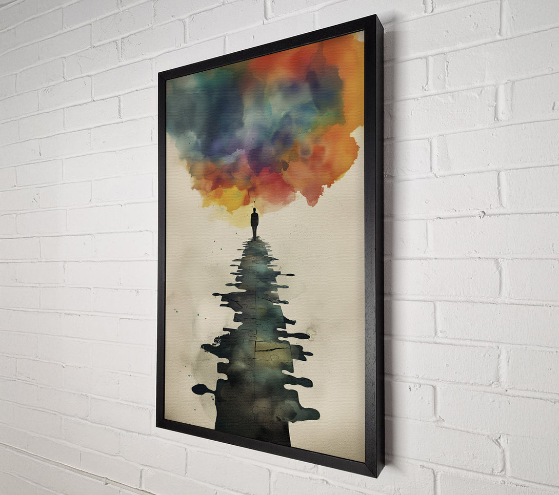 A Canvas Print of Think Cloud Canvas Print