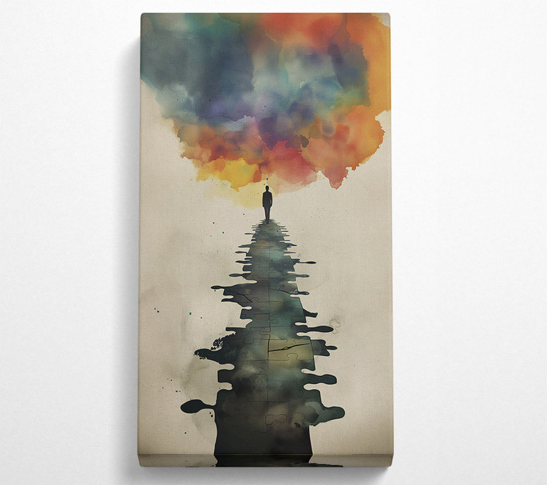  A Canvas Print of Think Cloud Canvas Print