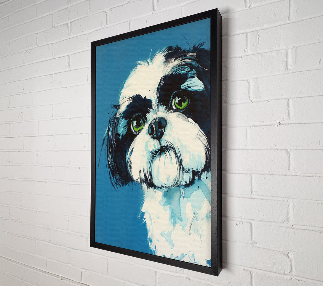  A Canvas Print of Blue Eyed Wonder Canvas Wall Art