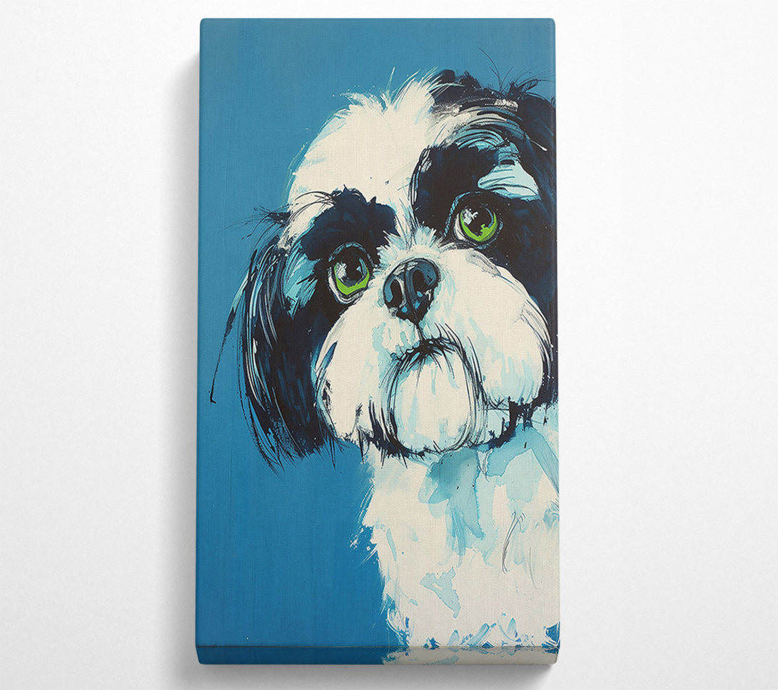  A Canvas Print of Blue Eyed Wonder Canvas Wall Art