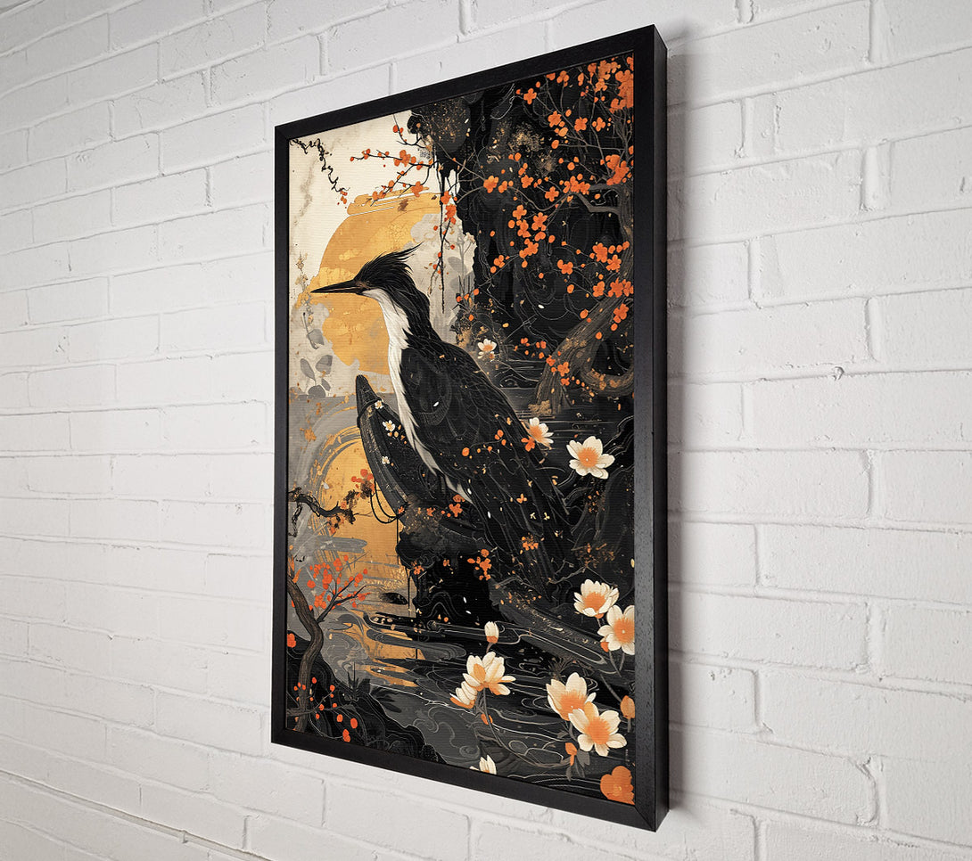  A Canvas Print of Golden Kingfisher Dawn Canvas Print