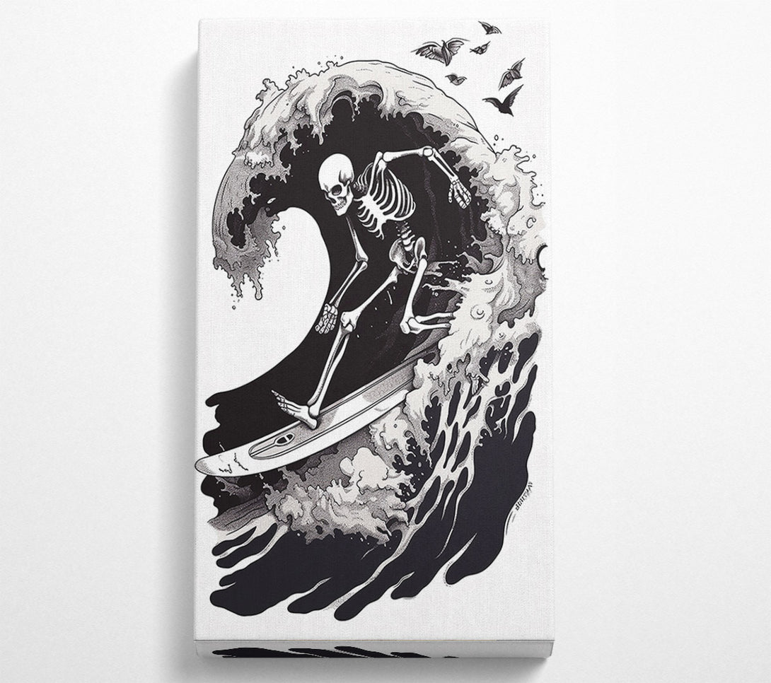  A Canvas Print of Black Wave Rider Canvas Art