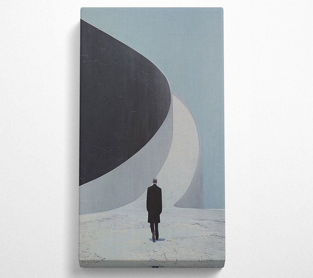  A Canvas Print of Blue And Black Horizon Canvas Art