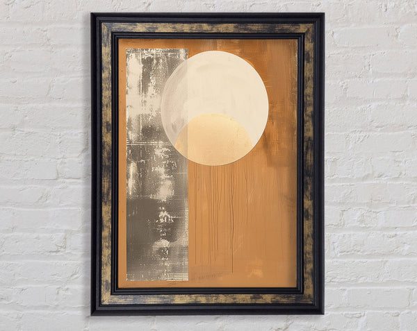 Thr Dripping Sun Framed Print