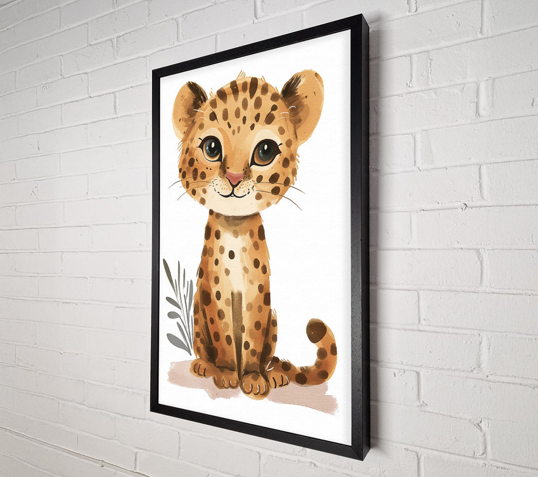  A Canvas Print of Golden Spotted Cub Canvas Print