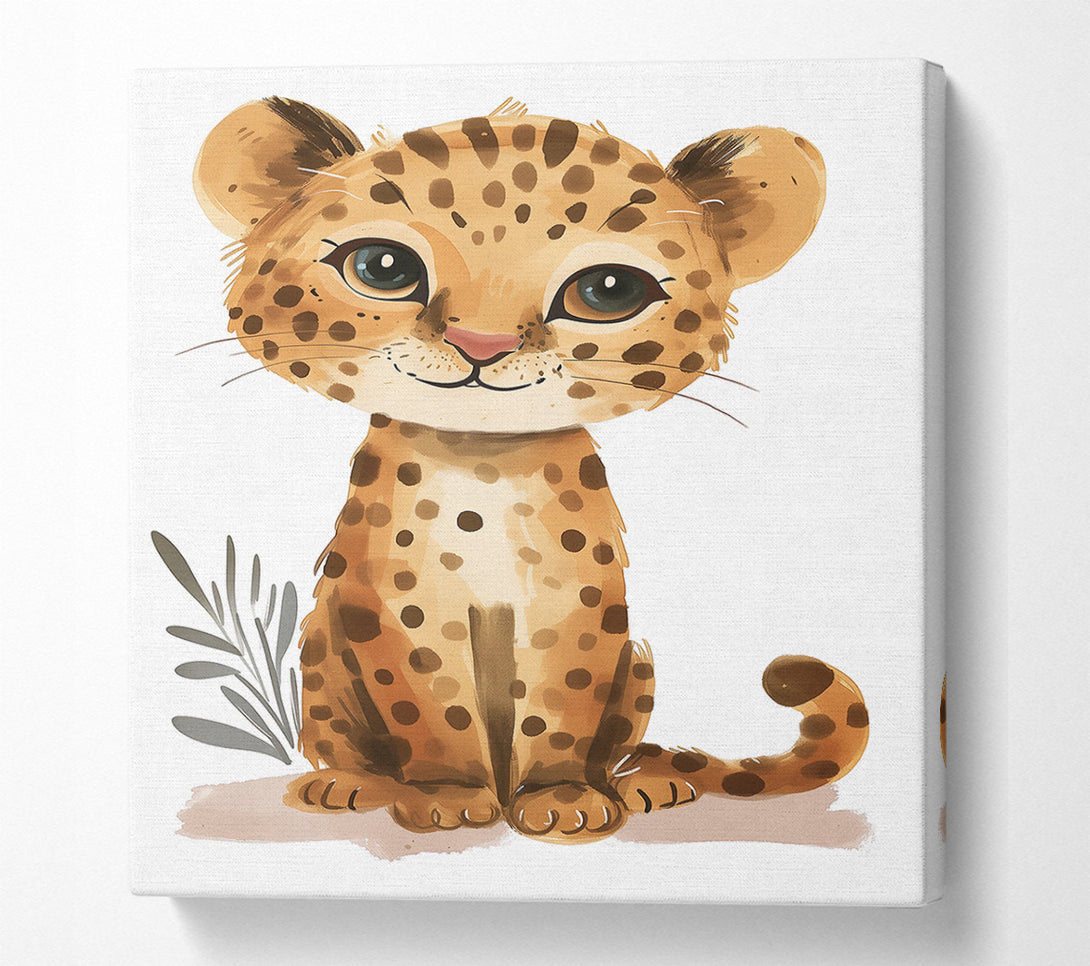  A Canvas Print of Golden Spotted Cub Canvas Print