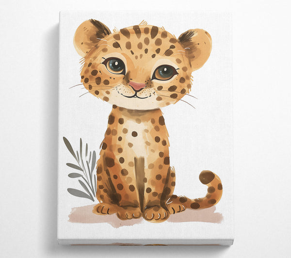 A Canvas Print of Golden Spotted Cub Canvas Print