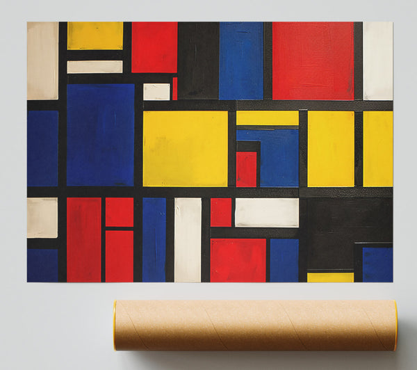 Red And Yellow Squares