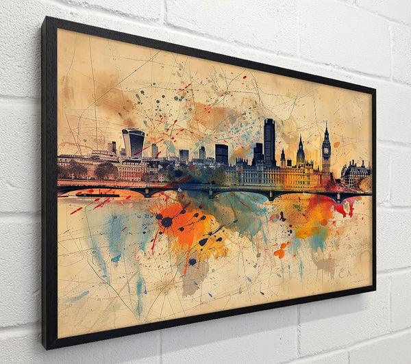 Orange London Skyline