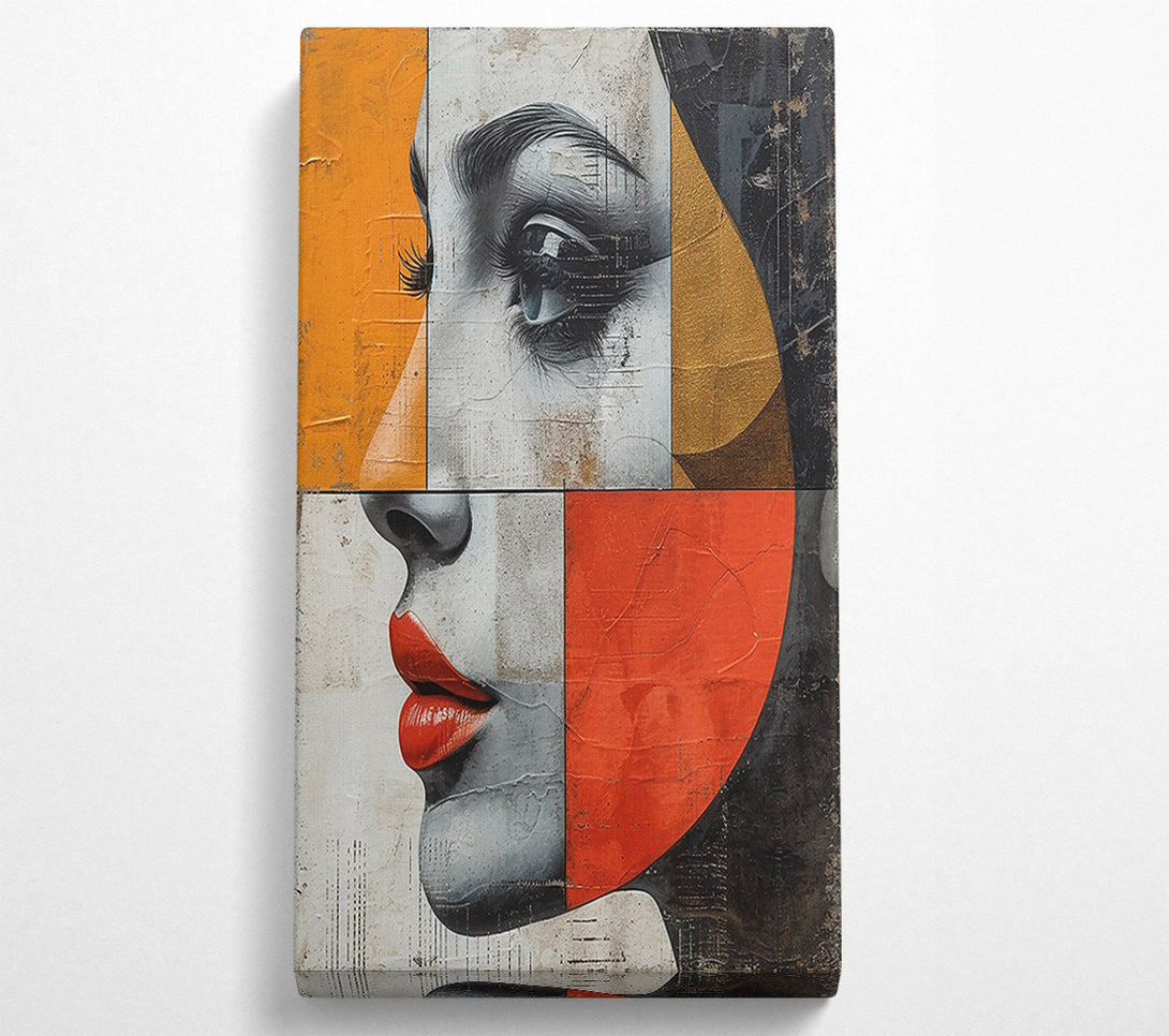  A Canvas Print of Crimson Eyes Of Gold Canvas Art