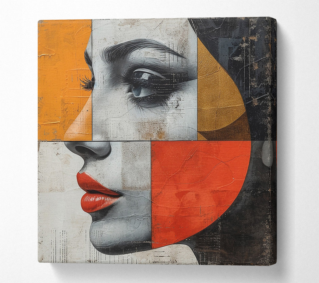  A Canvas Print of Crimson Eyes Of Gold Canvas Art
