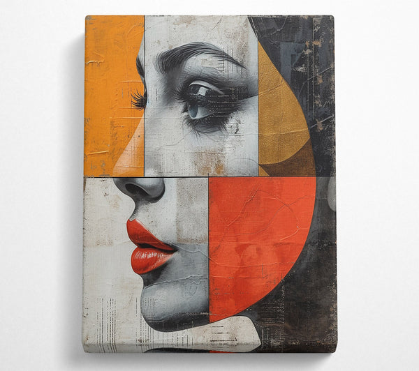  A Canvas Print of Crimson Eyes Of Gold Canvas Art