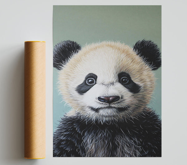 Green Panda Cub