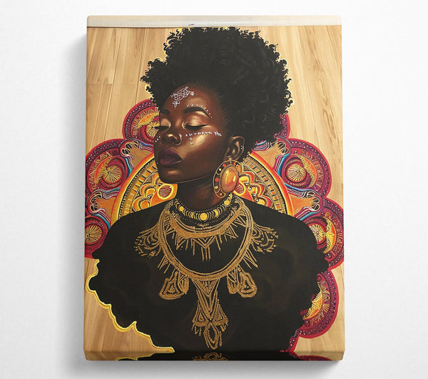  A Canvas Print of Golden Soul Radiance Canvas Art
