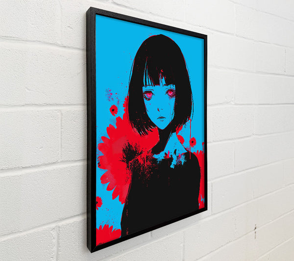 Red Tears On Blue