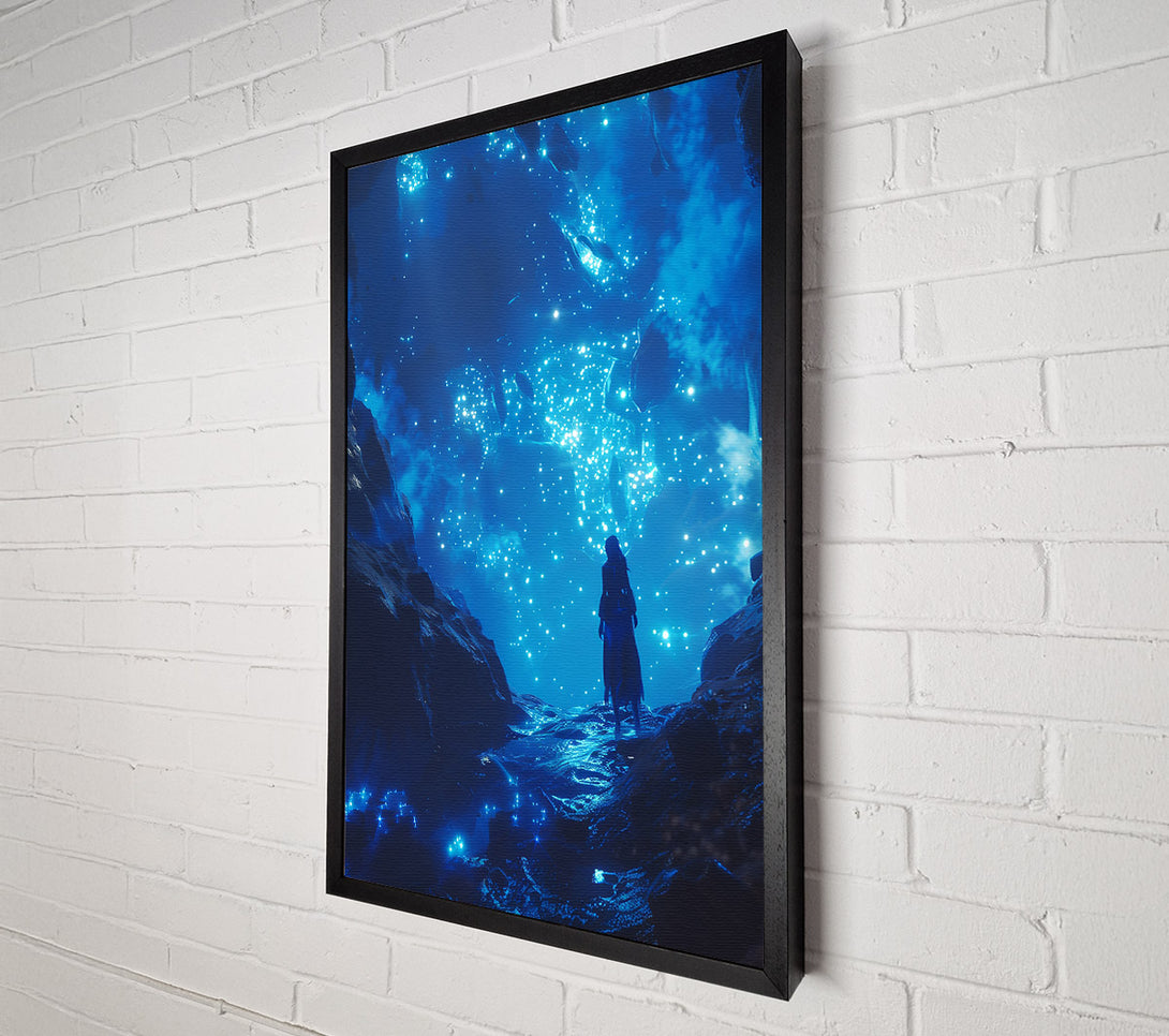  A Canvas Print of Azure Sky Whispers Canvas Art