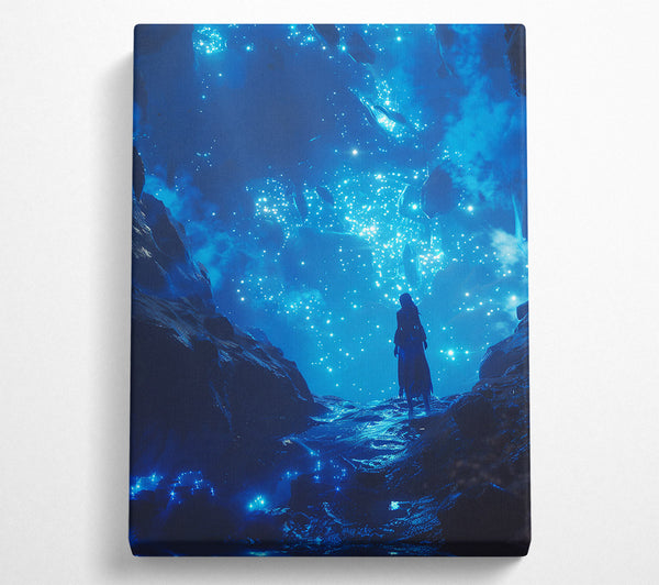  A Canvas Print of Azure Sky Whispers Canvas Art