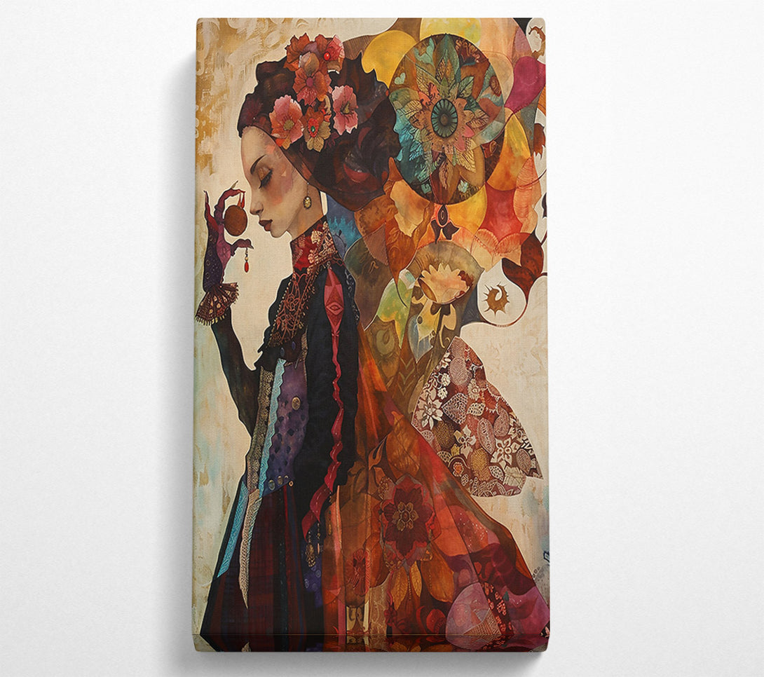  A Canvas Print of Crimson Dream Weaver Canvas Wall Art