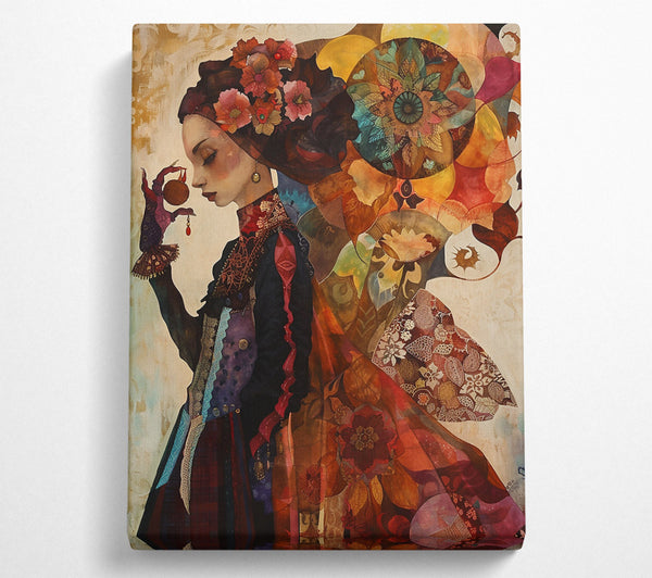  A Canvas Print of Crimson Dream Weaver Canvas Wall Art
